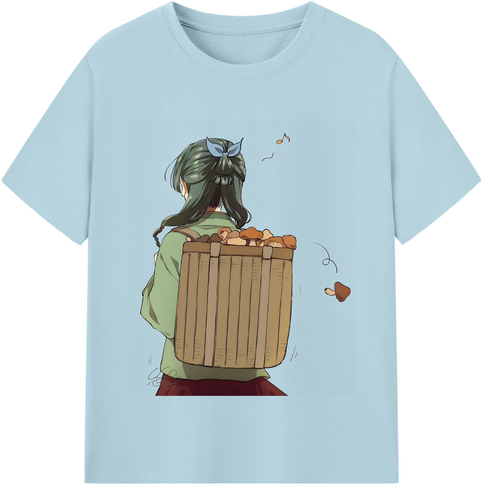 （画像用） 薬屋のひとりごと The Apothecary Diaries 綿100％半袖Tシャツ（フロントプリント）
